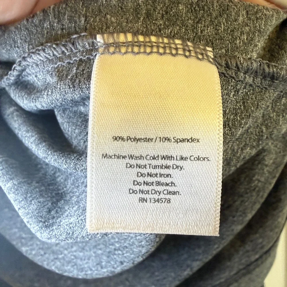 Vineyard Vines Performance Long‎ Sleeve Shirt Mens Small Gray Heather 1V000254